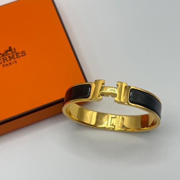 Authentic Hermes Clic H bracelet black - Picture 5 of 7